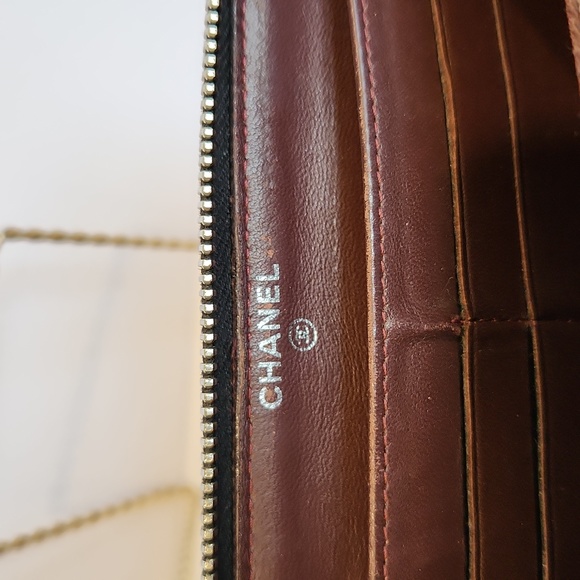 Chanel Lambskin Quilted Zip Long Wallet - Picture 11 of 13
